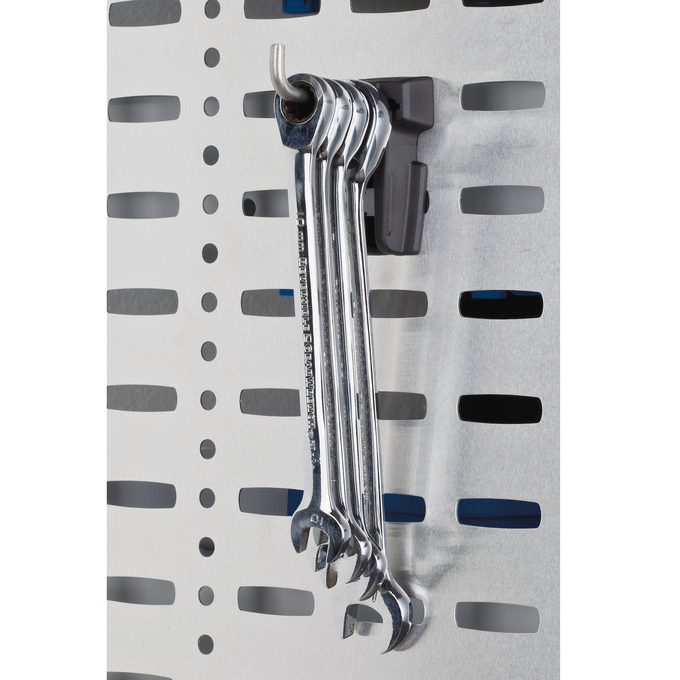 Werkzeugeinzelhaken 90 Aluminium Seitenwand – Bild 2