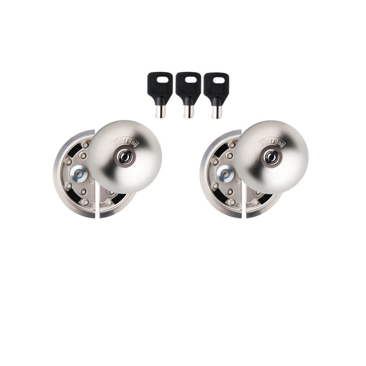 UFO Classic, 2 Stück mit 3 Schlüssel