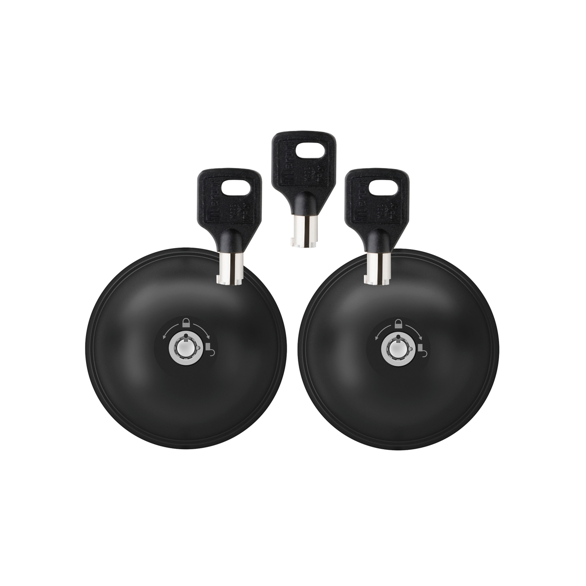 UFO³ Smart Duo, zwei Stück mit drei Schlüssel