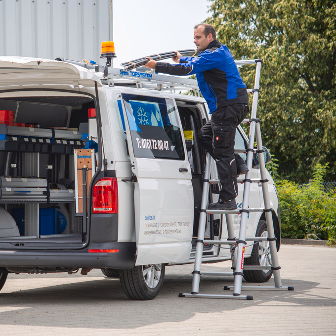 Teleskop Kombileiter 2,30 m – Bild 4