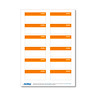 Beschriftungsetiketten orange BOXX/Koffer/Clip 12 St. (1 Bogen) – Bild 2