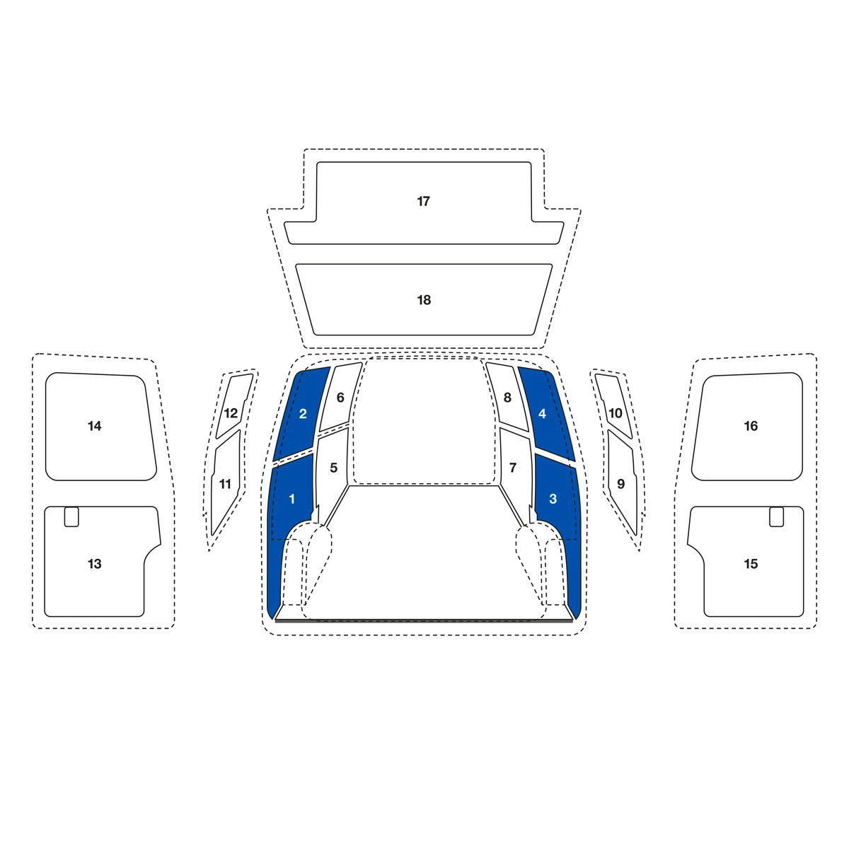 VW Caddy,3002,Seitenv.,SRL (1-4)