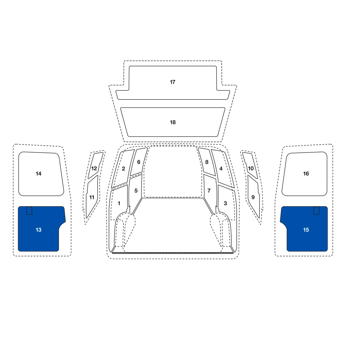 SET VWNT25,HD,Flügeltür,U13,15+14a,16a