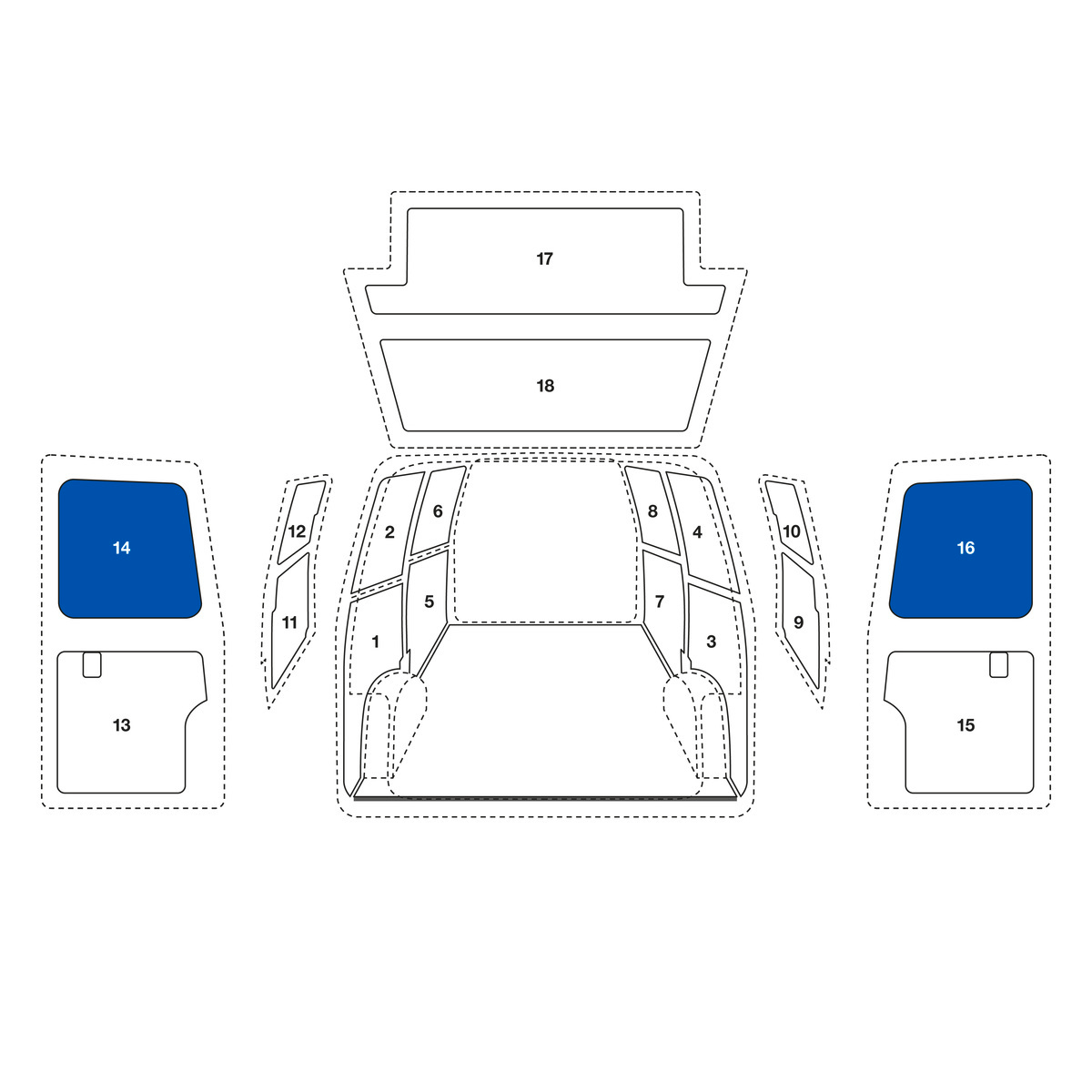 SET VWNT25,H1,Flügeltür oben (14,16)