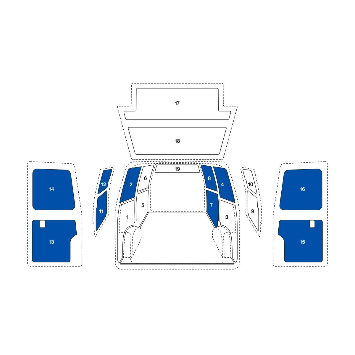 SET Dacia Dokker12,SWF2/4/7-8/11-16